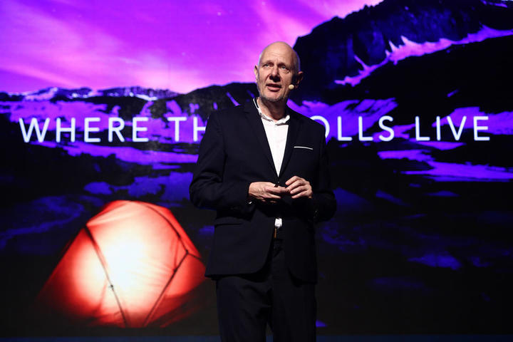 Matthias Horx, vplivni nemški futurist, ustanovitelj inštituta gospodarskega in političnega možganskega trusta Zukunftsinstitut, 19. Poslovna konferenca Portoroz, PKP, 30.11.2017 Foto: Jernej Lasič